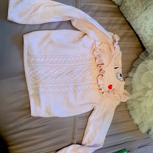 Janie and Jack pink Sweater size 6